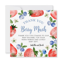 Blueberry und Strawberry Vielen Dank