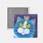 Blueberry und Wee Mousey Magnet (Vorderseite/Rückseite)