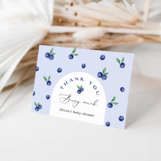 Blueberry Vielen Dank berry Vielen Dank Dankeskarte