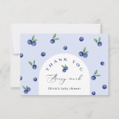 Blueberry Vielen Dank berry Vielen Dank Karte (Vorderseite)