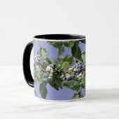 Blueberry Vine Rustic Farmhouse Coffee Tasse (Vorderseite Links)