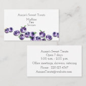 Blueberry-Visitenkarte Visitenkarte (Vorne/Hinten)