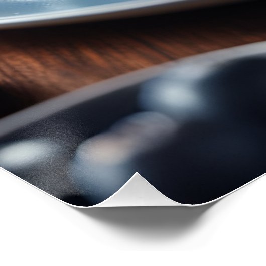 Blueberry Waffles Poster (Ecke)