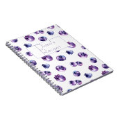 Blueberry-Wasserfarbe Notizblock (Rechte Seite)