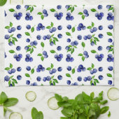 Blueberry Watercolor Berry Küche Niedliches Obst Geschirrtuch (Gefaltet)