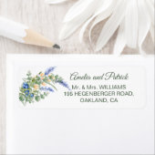 Blueberry Wildblumen Lavender Wedding Address (Insitu)