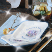 Blueberry wünscht Gnomery Kisses Shower Paper Plat Pappteller