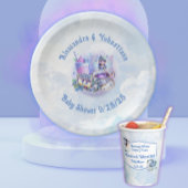 Blueberry wünscht Gnomery Kisses Shower Paper Plat Pappteller