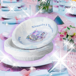 Blueberry wünscht Gnomery Kisses Shower Paper Plat Pappteller