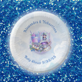 Blueberry wünscht Gnomery Kisses Shower Paper Plat Pappteller