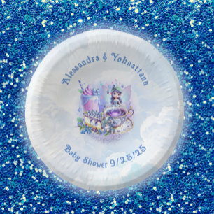 Blueberry wünscht Gnomery Kisses Shower Paper Plat Pappteller