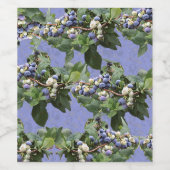 Blueberweinlabels Weinetikett (Einzelnes Label)