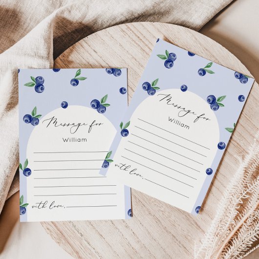 BlueBery Bery - erste Kapselnachricht