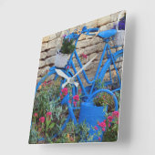 Bluebike Quadratische Wanduhr (Winkel)