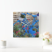 Bluebike Quadratische Wanduhr (Zuhause)