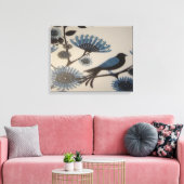 BLUEBILE BLUME LEINWANDDRUCK (Insitu (Wohnzimmer))