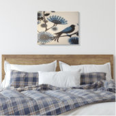 BLUEBILE BLUME LEINWANDDRUCK (Insitu (Schlafzimmer))