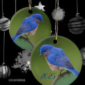 Bluebird 2021 Weihnachtsfeier Keramik Ornament