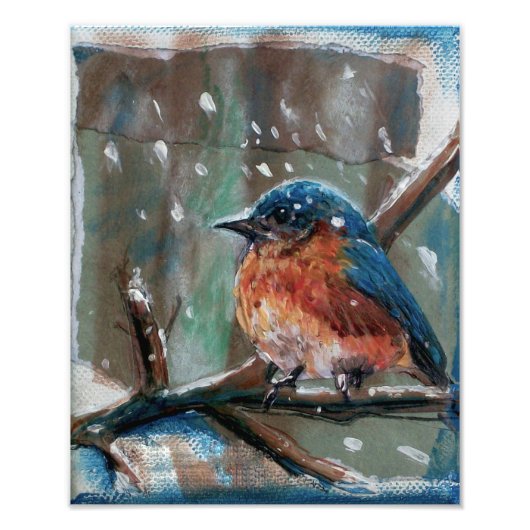 Bluebird Adorable Art Fotodruck (Vorne)