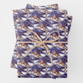 Bluebird Animal Nature Art Muster Geschenkpapier Set (Beispiel)