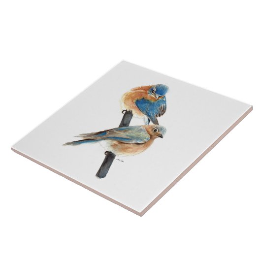 Bluebird Art Decor Fliese (Seite)