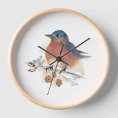 Bluebird Art Wall Décor Uhr (Vorderseite)