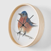 Bluebird Art Wall Décor Uhr (Winkel)