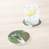 Bluebird at Home Getränkeuntersetzer (Seite)