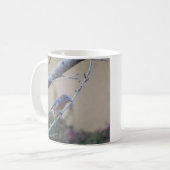 Bluebird auf Branch Eastern Bluebird Liebhaber Kaffeetasse (Vorderseite Links)