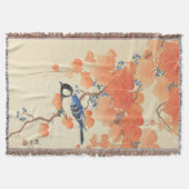 Bluebird auf einem Paulownia Tree Decke (Vorderseite)