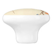 Bluebird auf einem Paulownia Tree Keramikknauf (Seitenansicht)