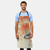 Bluebird auf einem Paulownia Tree Schürze (Getragen)