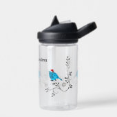 BlueBird auf Weihnachtswasserflasche Trinkflasche (Links)