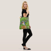 Bluebird auf Zaun Tasche (Am Model)