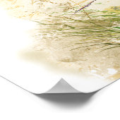 Bluebird auf Zweig Victor Hugo Inspirationsegedich Poster (Ecke)