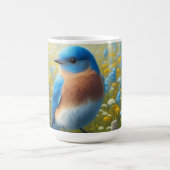 Bluebird aus Holz Kaffeetasse (Mittel)