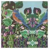 Bluebird Berry Stoff (Nahaufnahme)