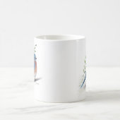 Bluebird Bird Art Coffee Tasse (Mittel)