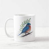 Bluebird Bird Art Coffee Tasse (Links)