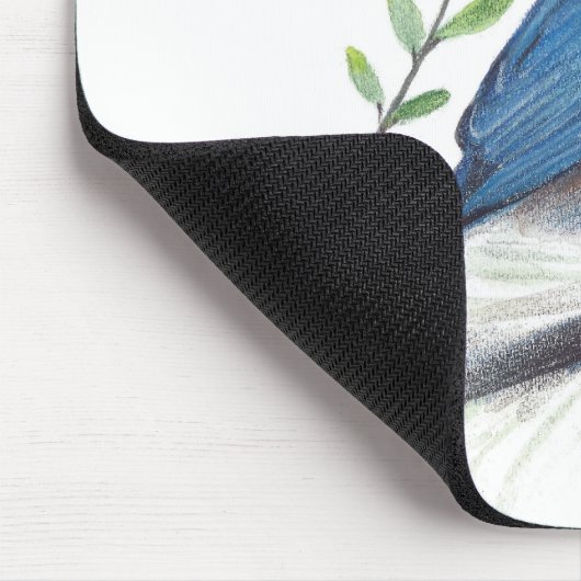 Bluebird Bird Art Mousepad (Ecke)