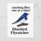 Bluebird Bird Lover Funny Postkarte (Vorderseite)