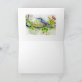 BLUEBIRD BLANK ALL-OCCASION CARD DANKESKARTE (Innenseite)