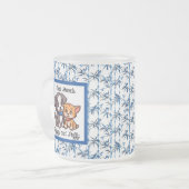 Bluebird Bliss Tasse: Erstellen Sie Ihre einzigart Mattglastasse (Vorderseite Links)