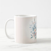Bluebird Blossom Watercolor Serenity Kaffeetasse (Links)