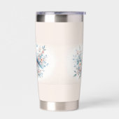 Bluebird Blossom Watercolor Serenity Thermobecher (Links)