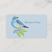 Bluebird Blue Bird Art Collection Visitenkarte (Rückseite)