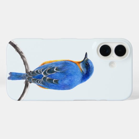 Bluebird Case-Mate iPhone Hülle (Rückseite (Horizontal))