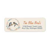 Bluebird Couple Art Label (Vorne)