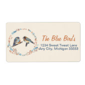 Bluebird Couple Art Label (Vorne)