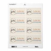 Bluebird Couple Art Label (Vorne)